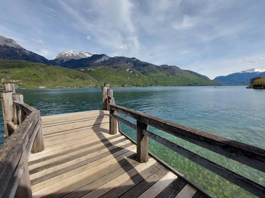 Charmant Et Spacieux Appartement A Quelques Pas Du Lac Duingt Ngoại thất bức ảnh